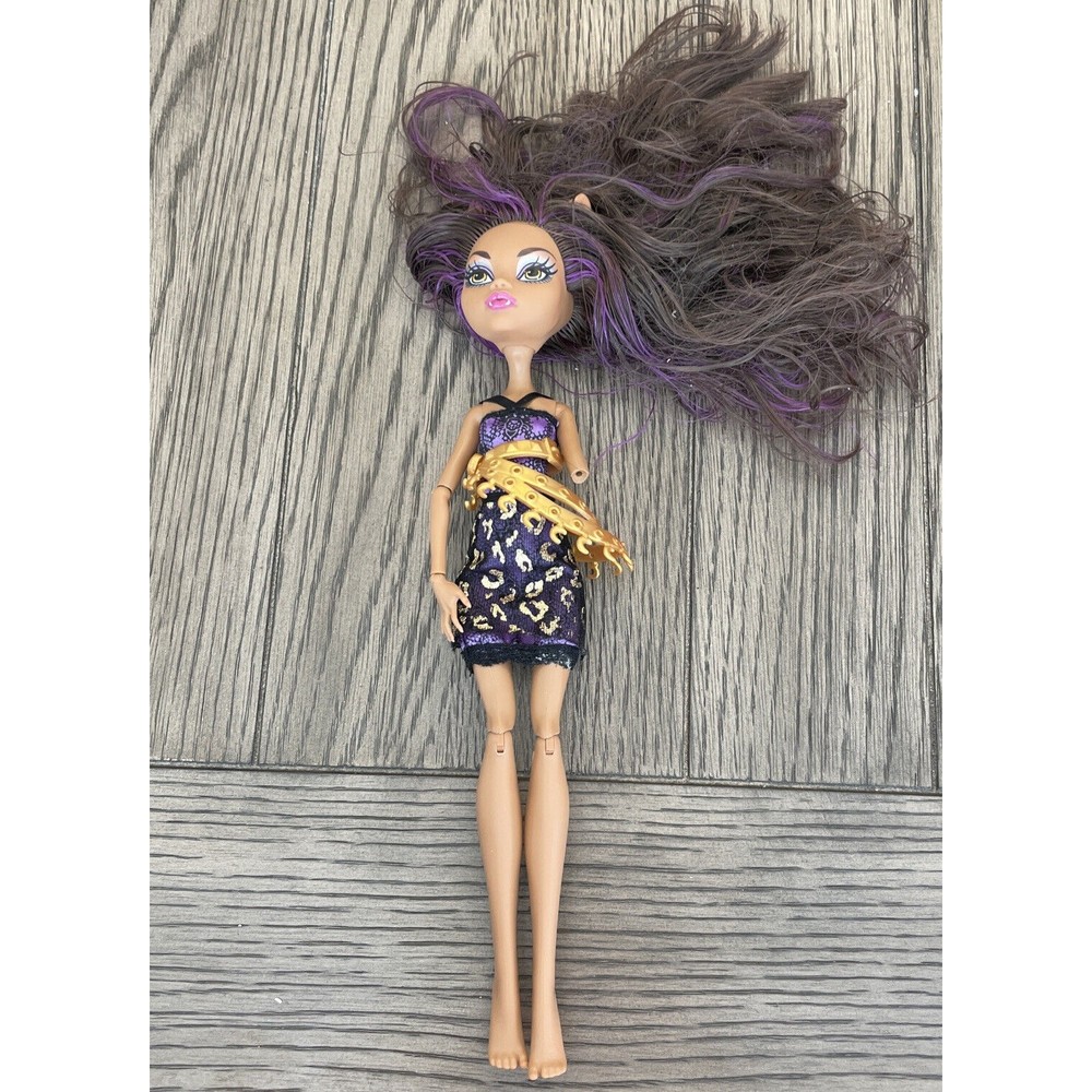 Monster High Clawdeen Wolf Scaris City Of Frights Doll 2008 Incomplete